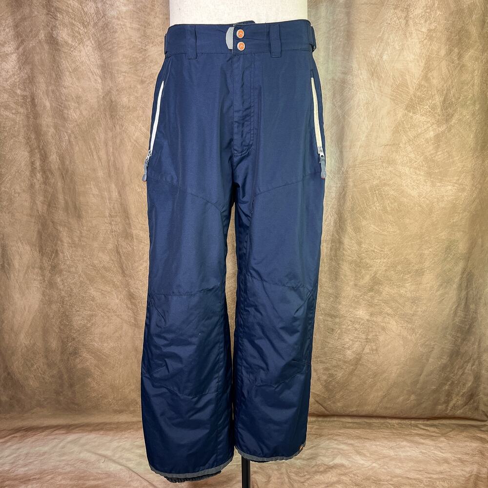Y2K American Eagle AE77 Performance Baggy Cargo Snow Pants Navy Streetwear 2000s